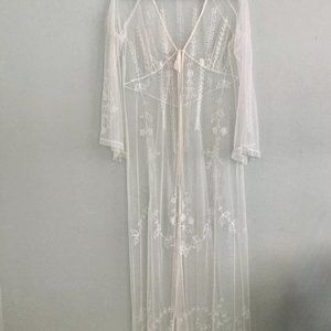 Victoria's Secret Sheer Bridal Robe